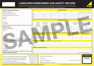 Landlord Gas Safety Record